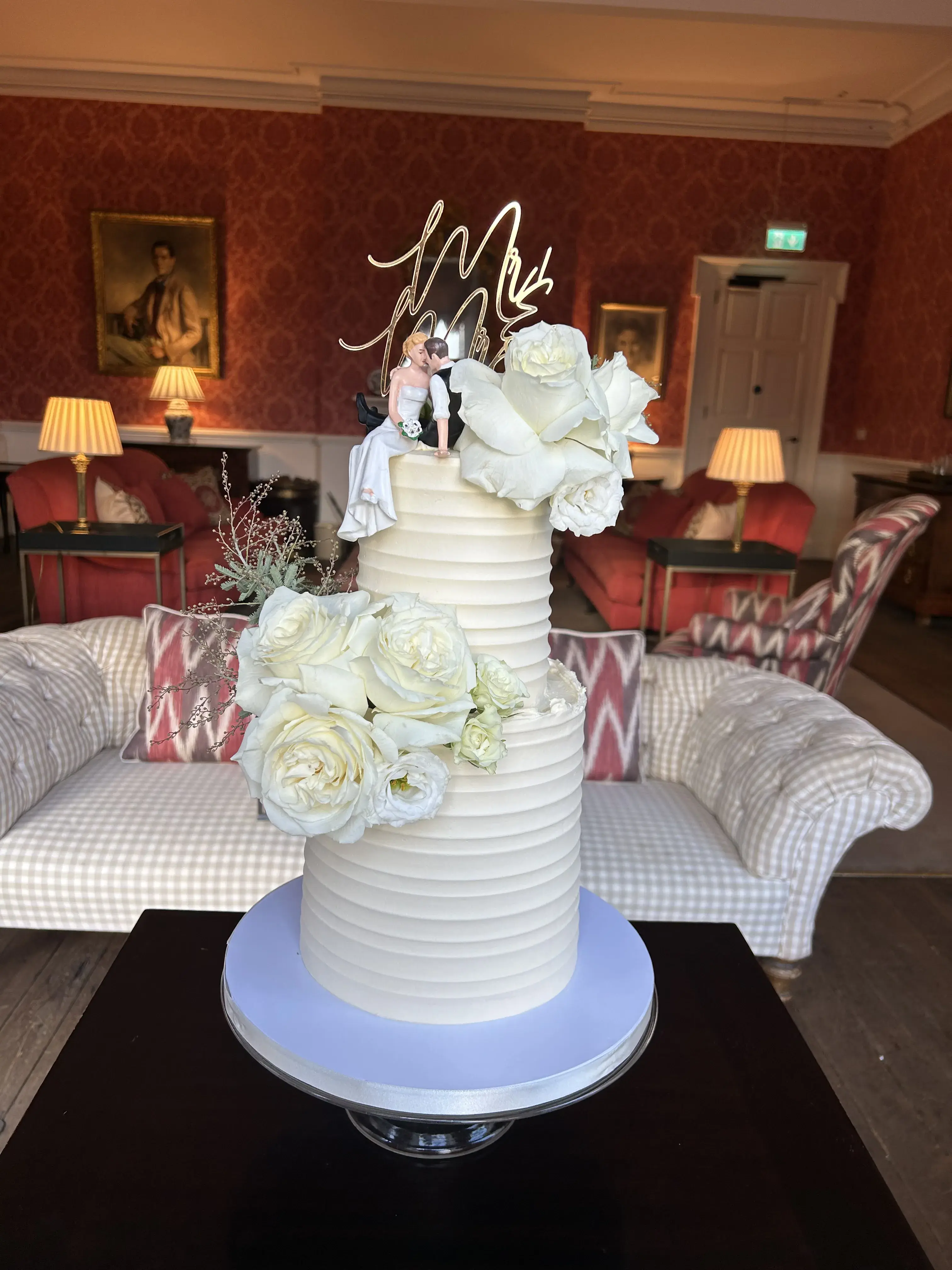 Wedding cake display