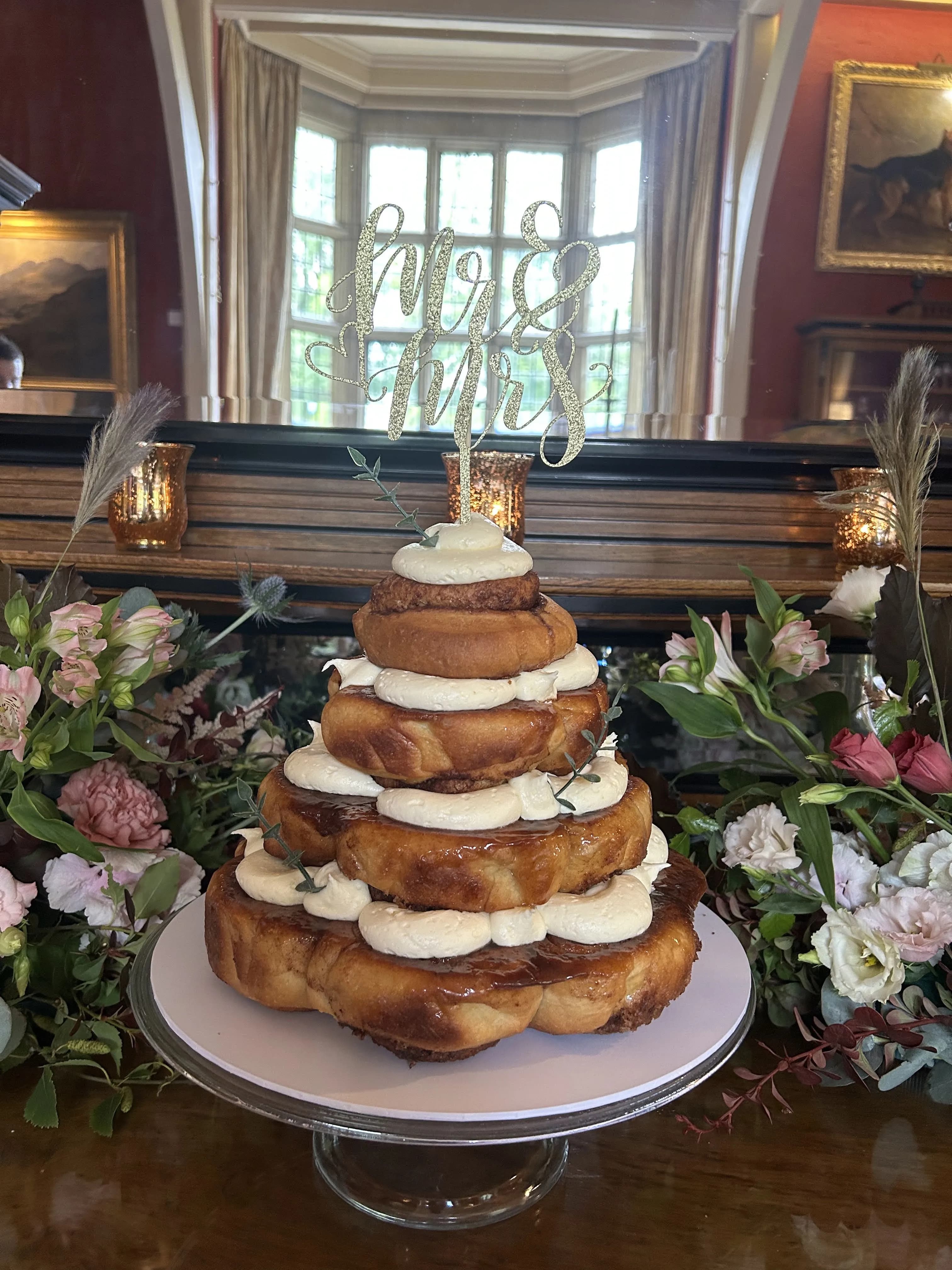 Wedding cake display